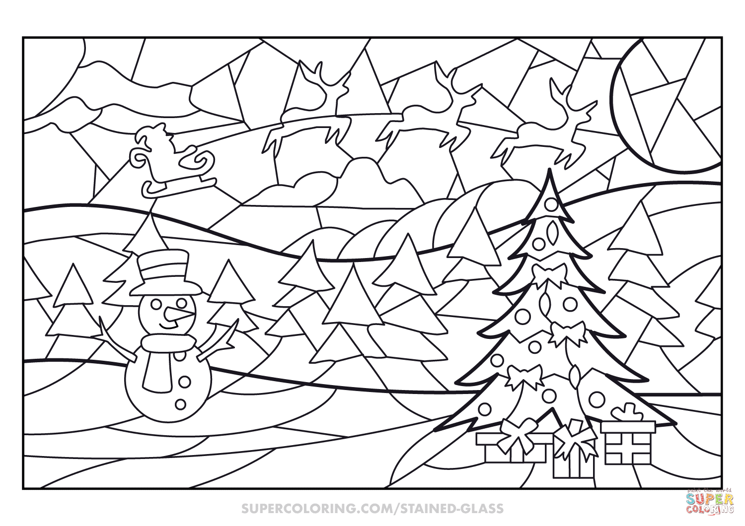 Stained Glass Coloring Pages for Adults Unique 51