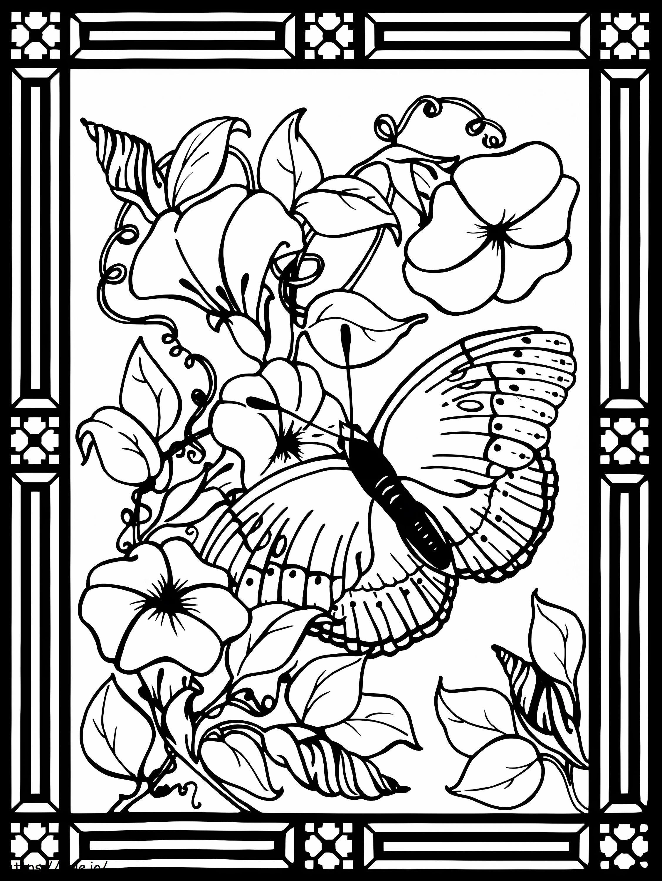 Stained Glass Coloring Pages for Adults Unique 58