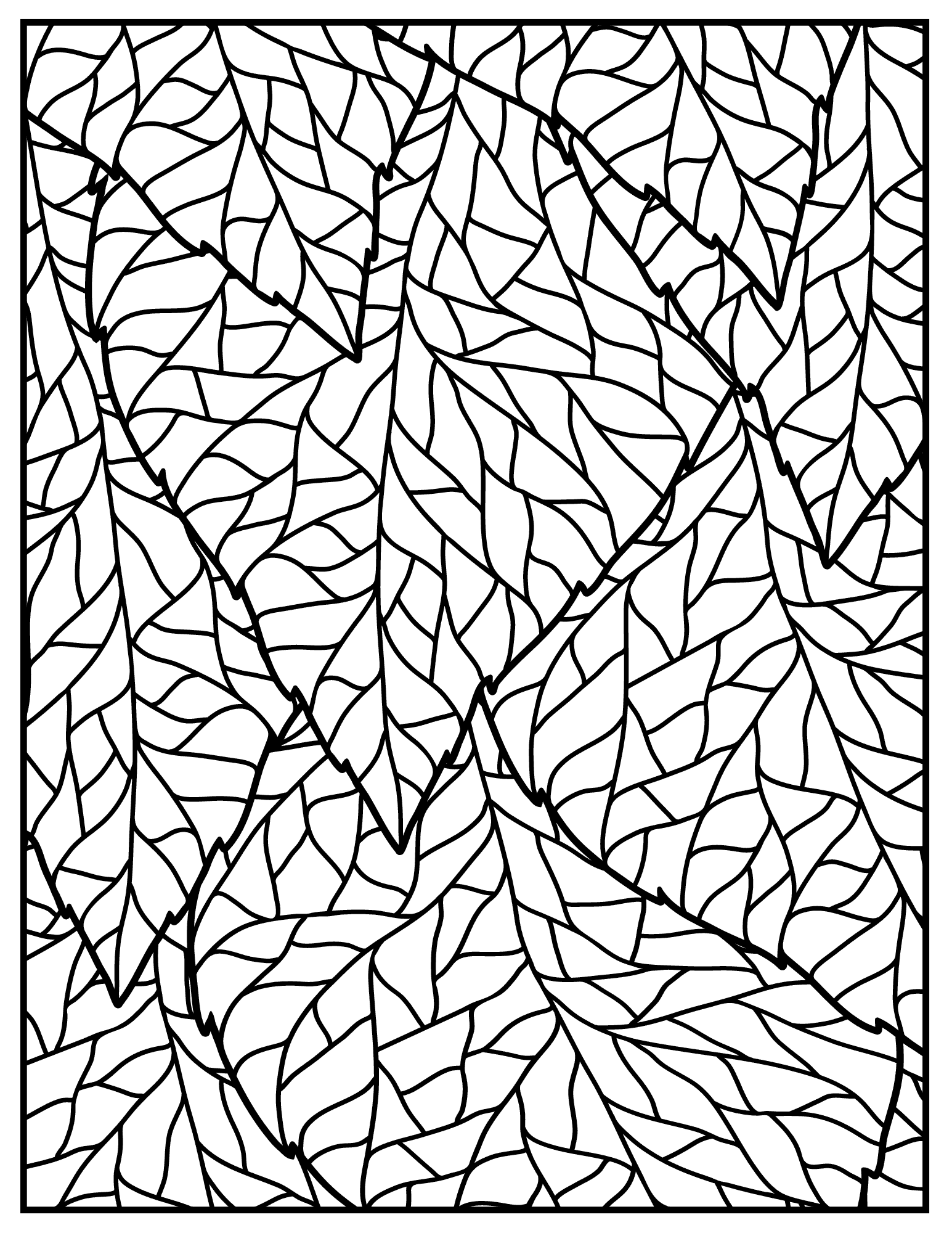 Stained Glass Coloring Pages for Adults Unique 66