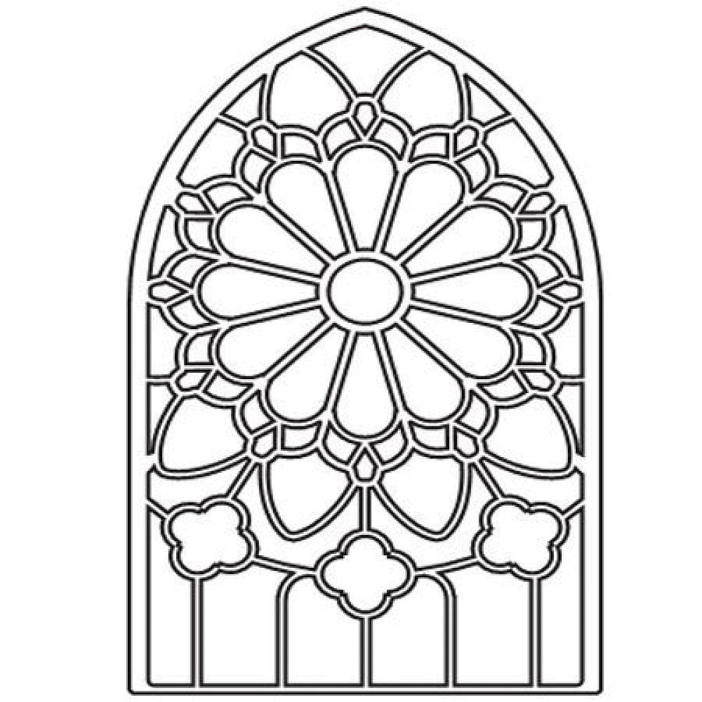 Stained Glass Coloring Pages for Adults Unique 73