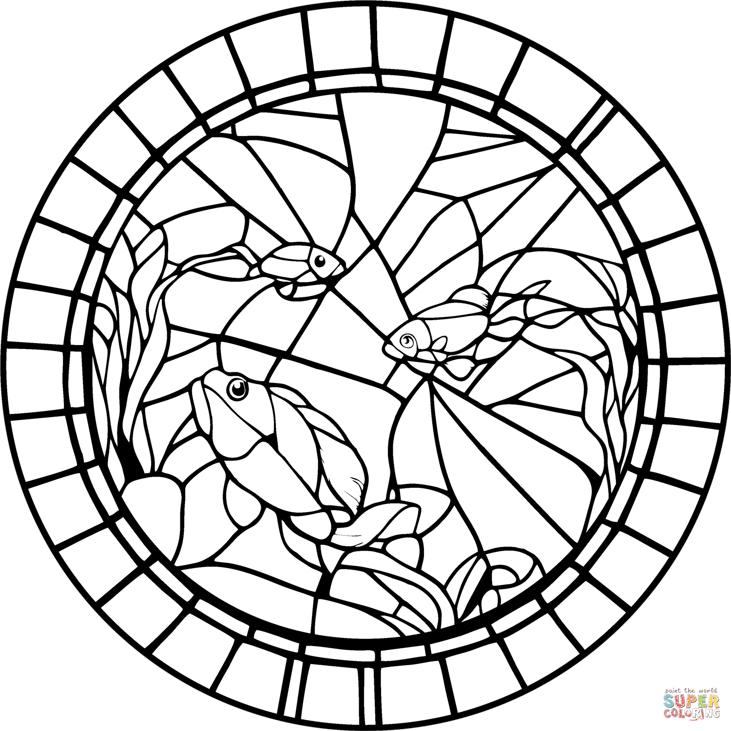 Stained Glass Coloring Pages for Adults Unique 80