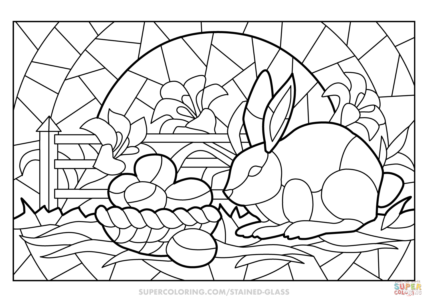 Stained Glass Coloring Pages for Adults Unique 90