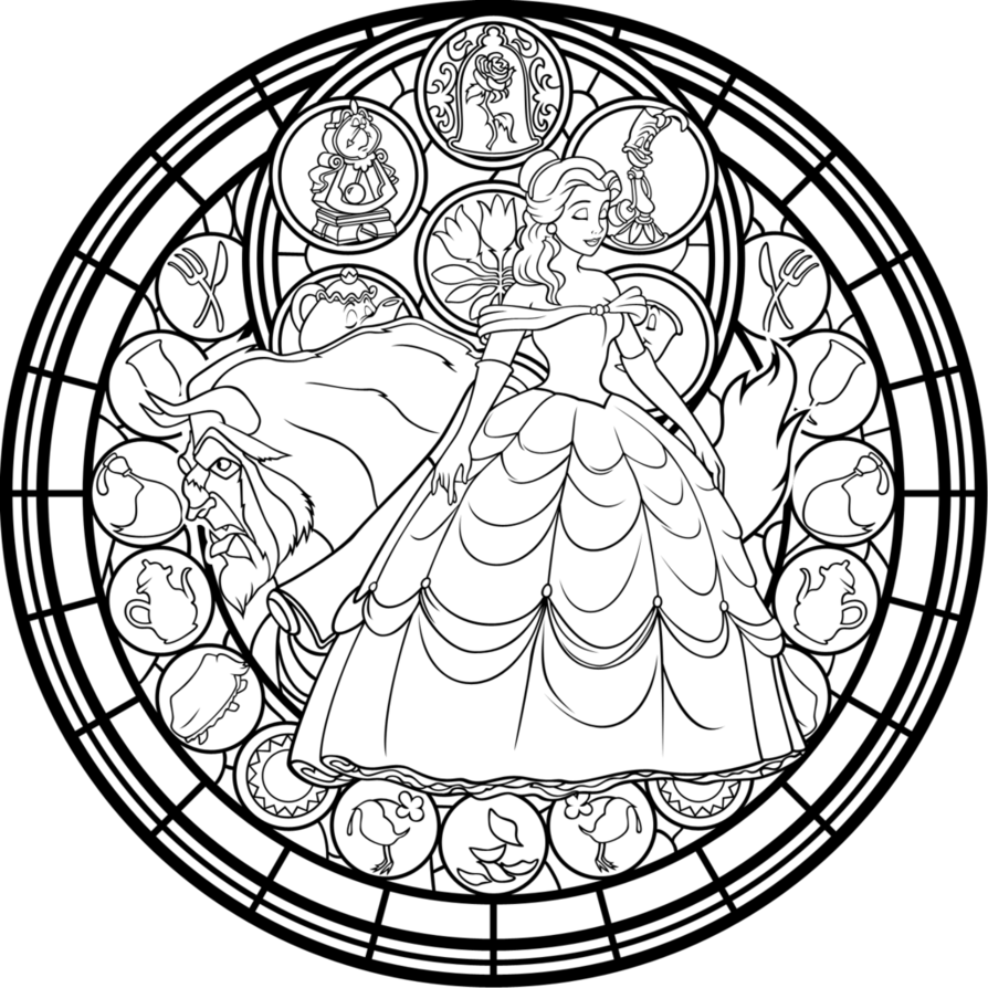 Stained Glass Coloring Pages for Adults Unique 92