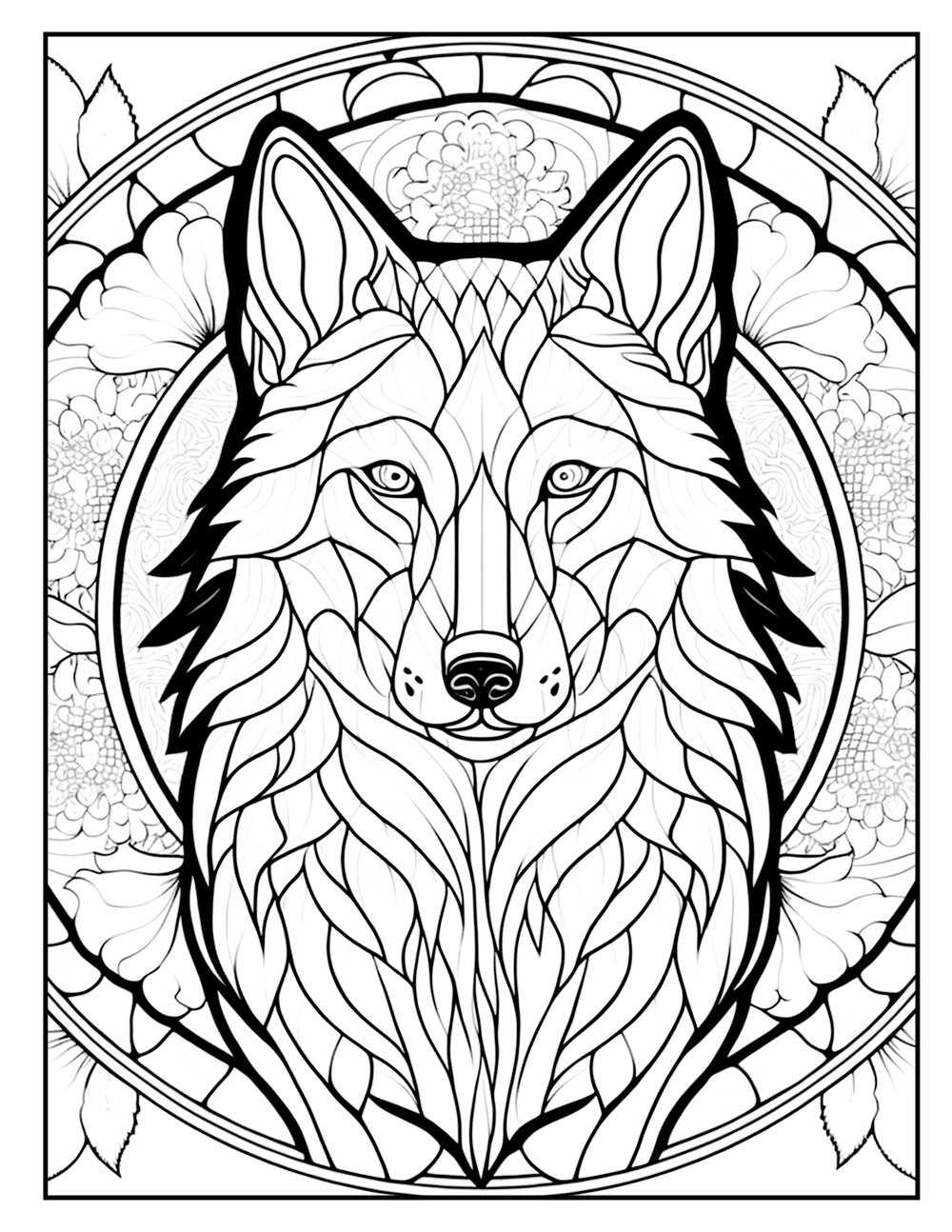 Stained Glass Coloring Pages for Adults Unique 96