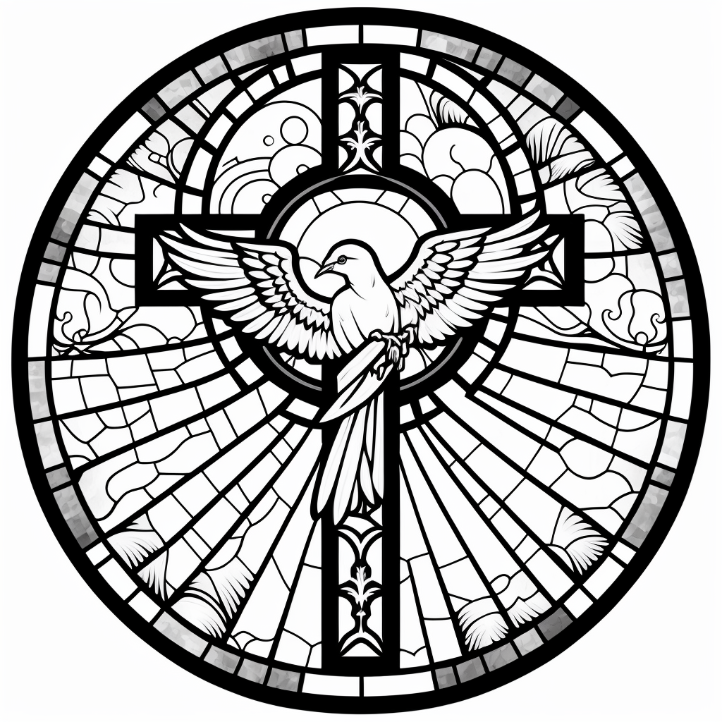 Stained Glass Coloring Pages for Adults Unique 97