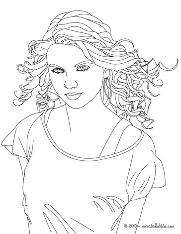 Taylor Swift Coloring Pages Printable 10