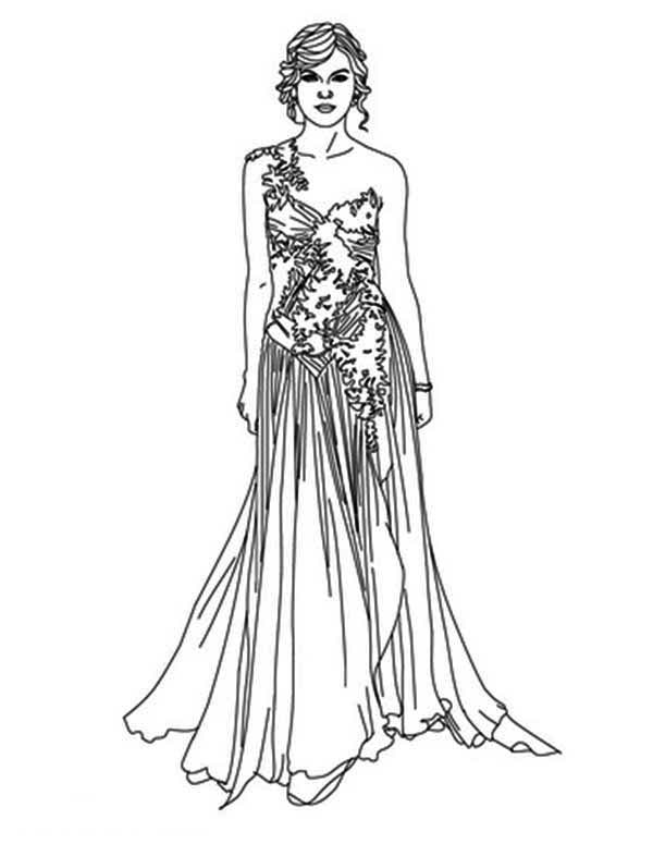 Taylor Swift Coloring Pages Printable 106