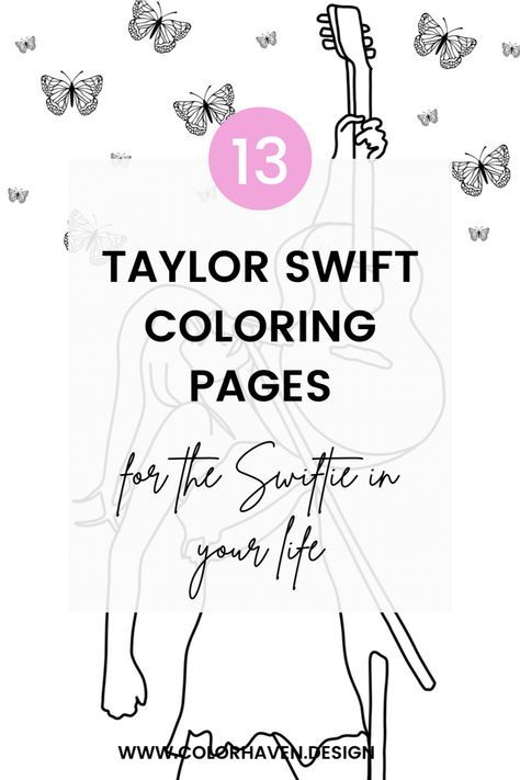 Taylor Swift Coloring Pages Printable 108