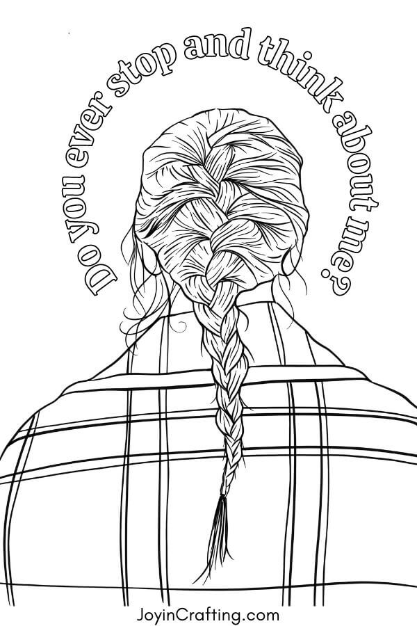 Taylor Swift Coloring Pages Printable 111