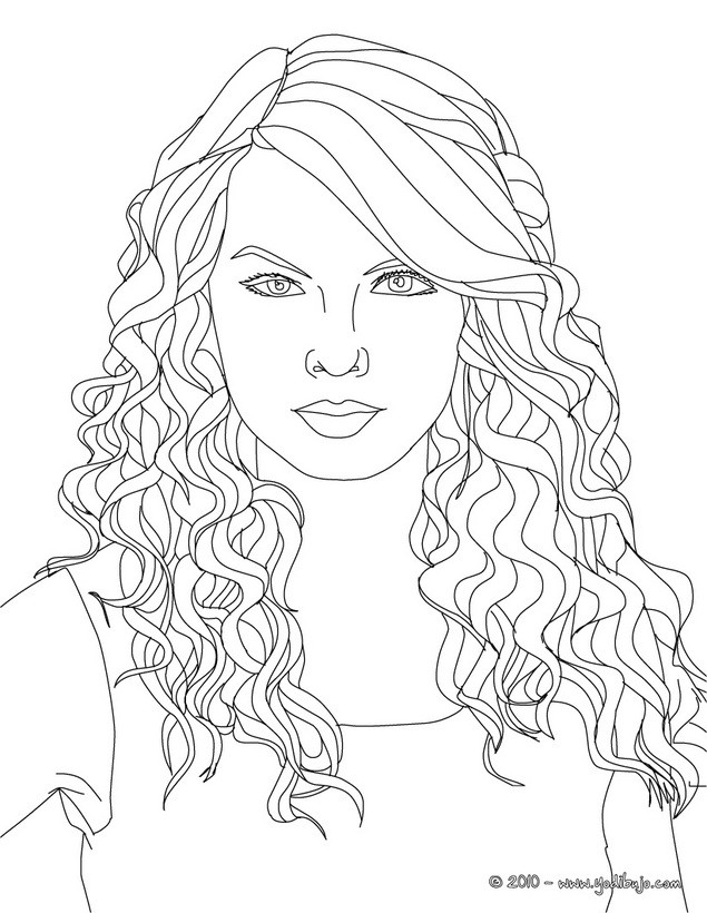 Taylor Swift Coloring Pages Printable 114