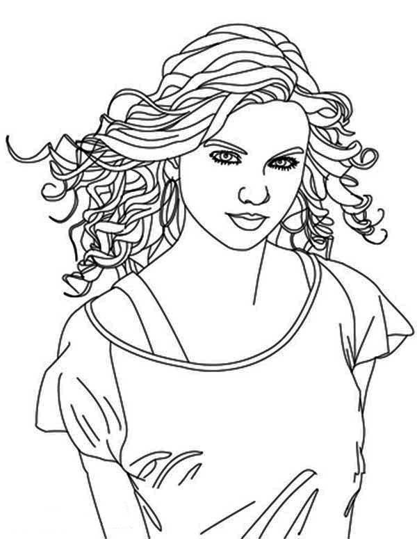 Taylor Swift Coloring Pages Printable 117