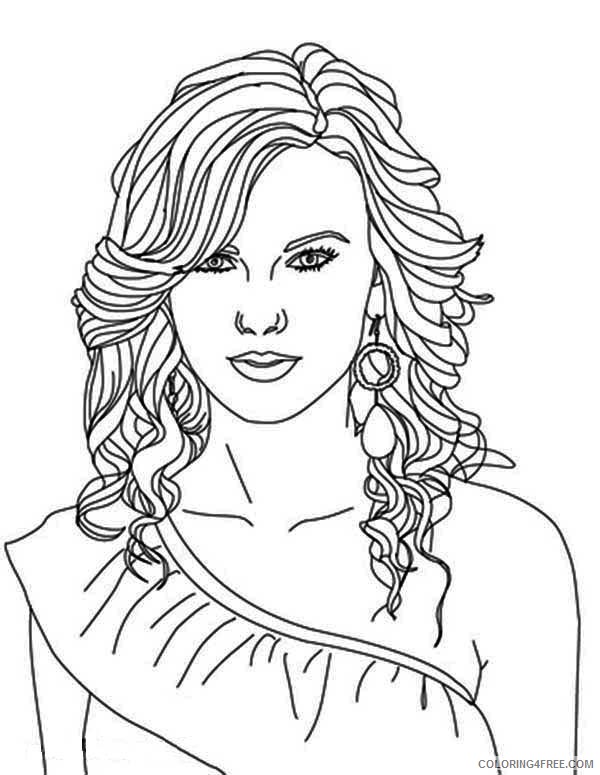 Taylor Swift Coloring Pages Printable 17