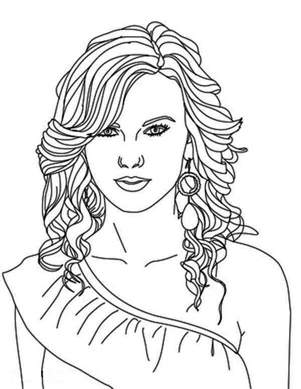 Taylor Swift Coloring Pages Printable 21