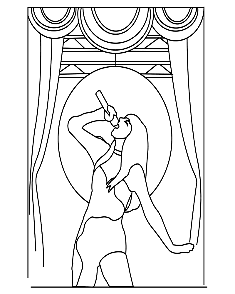 Taylor Swift Coloring Pages Printable 31