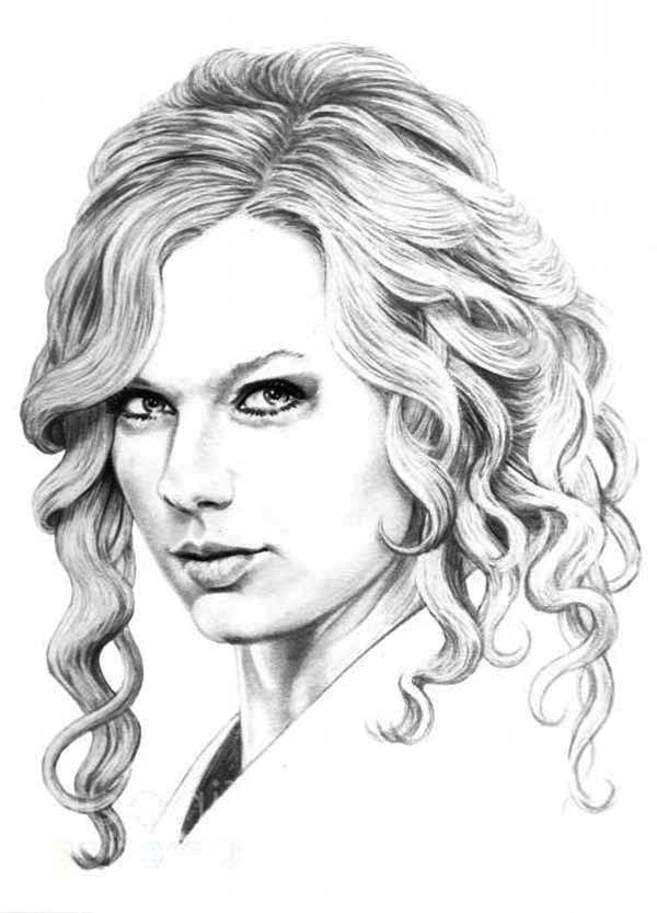 Taylor Swift Coloring Pages Printable 32