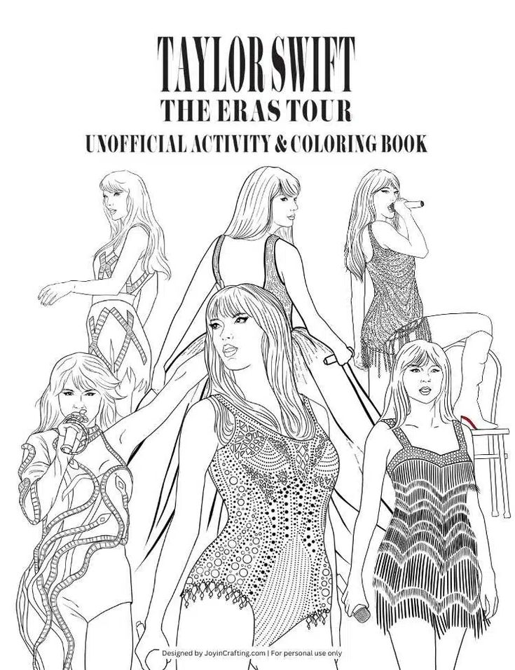 Taylor Swift Coloring Pages Printable 40