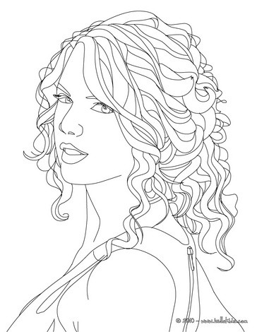 Taylor Swift Coloring Pages Printable 43