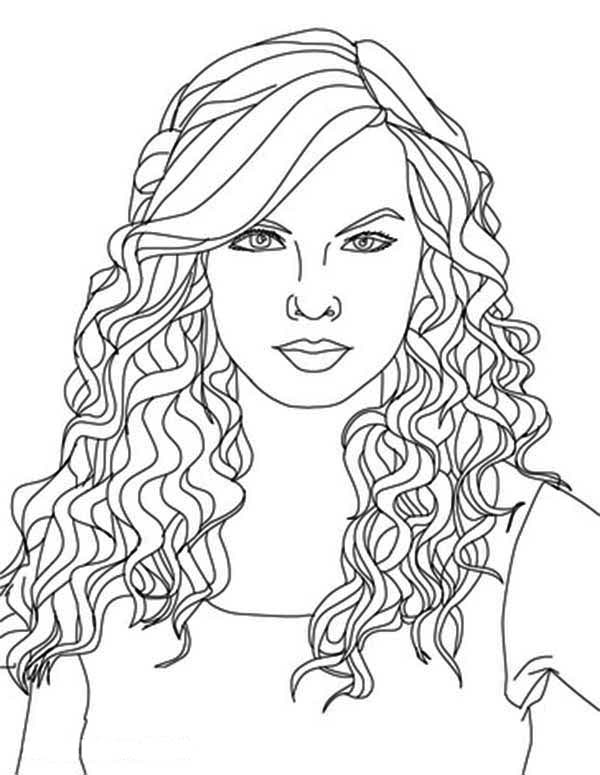 Taylor Swift Coloring Pages Printable 51