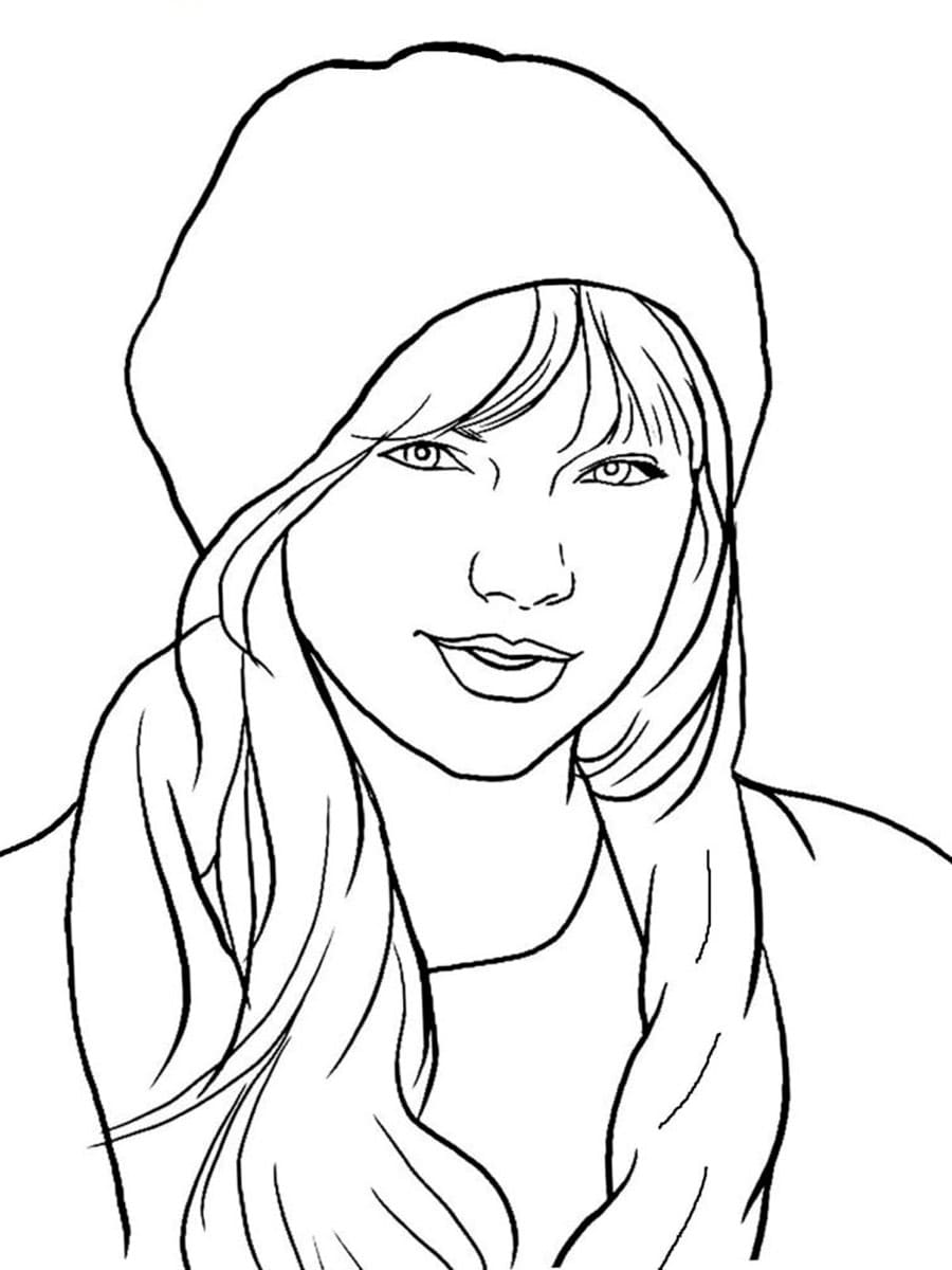 Taylor Swift Coloring Pages Printable 57