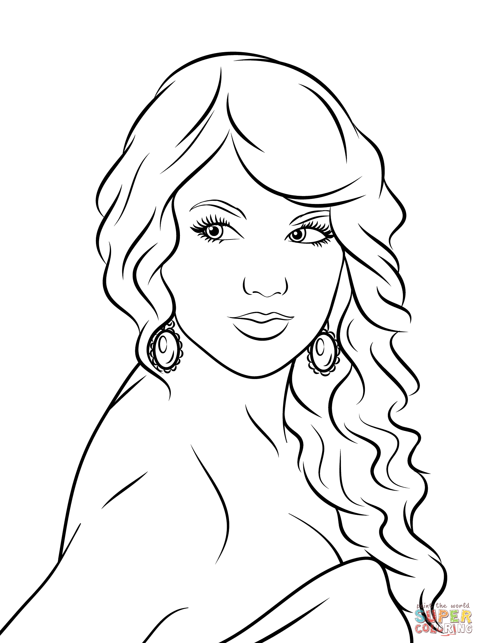 Taylor Swift Coloring Pages Printable 68