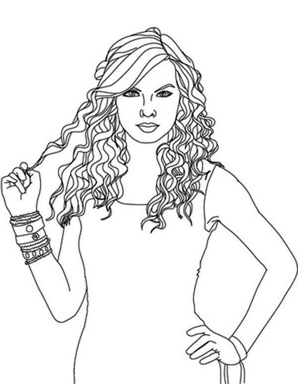 Taylor Swift Coloring Pages Printable 75