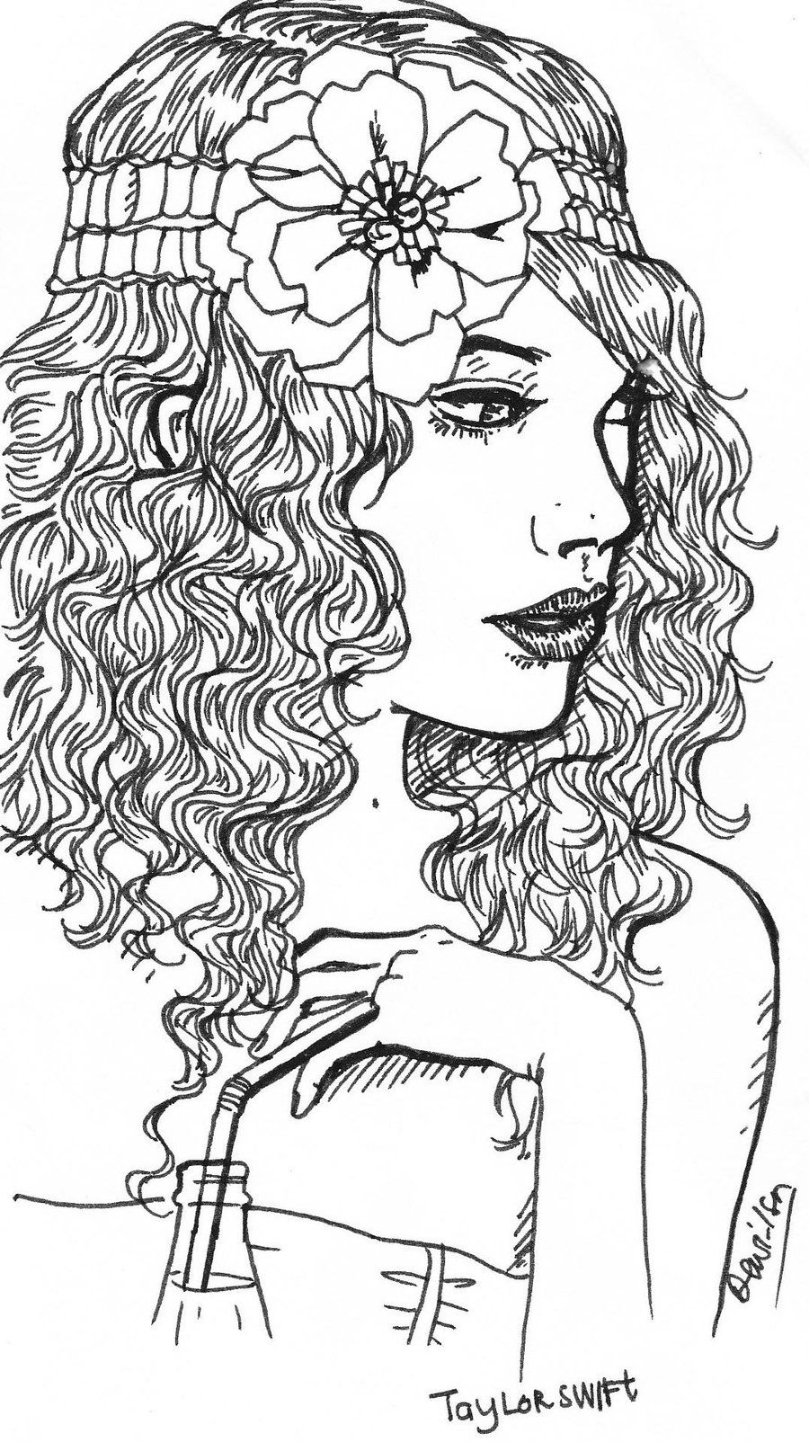 Taylor Swift Coloring Pages Printable 80