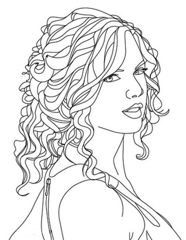 Taylor Swift Coloring Pages Printable 9