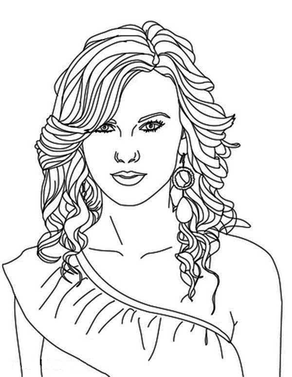 Taylor Swift Coloring Pages Printable 91