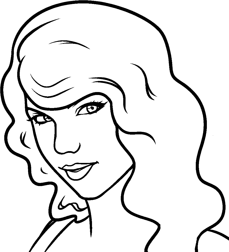 Taylor Swift Coloring Pages Printable 94