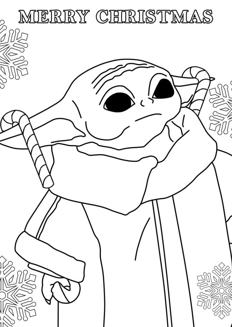 100+ Baby Yoda Coloring Pages 101