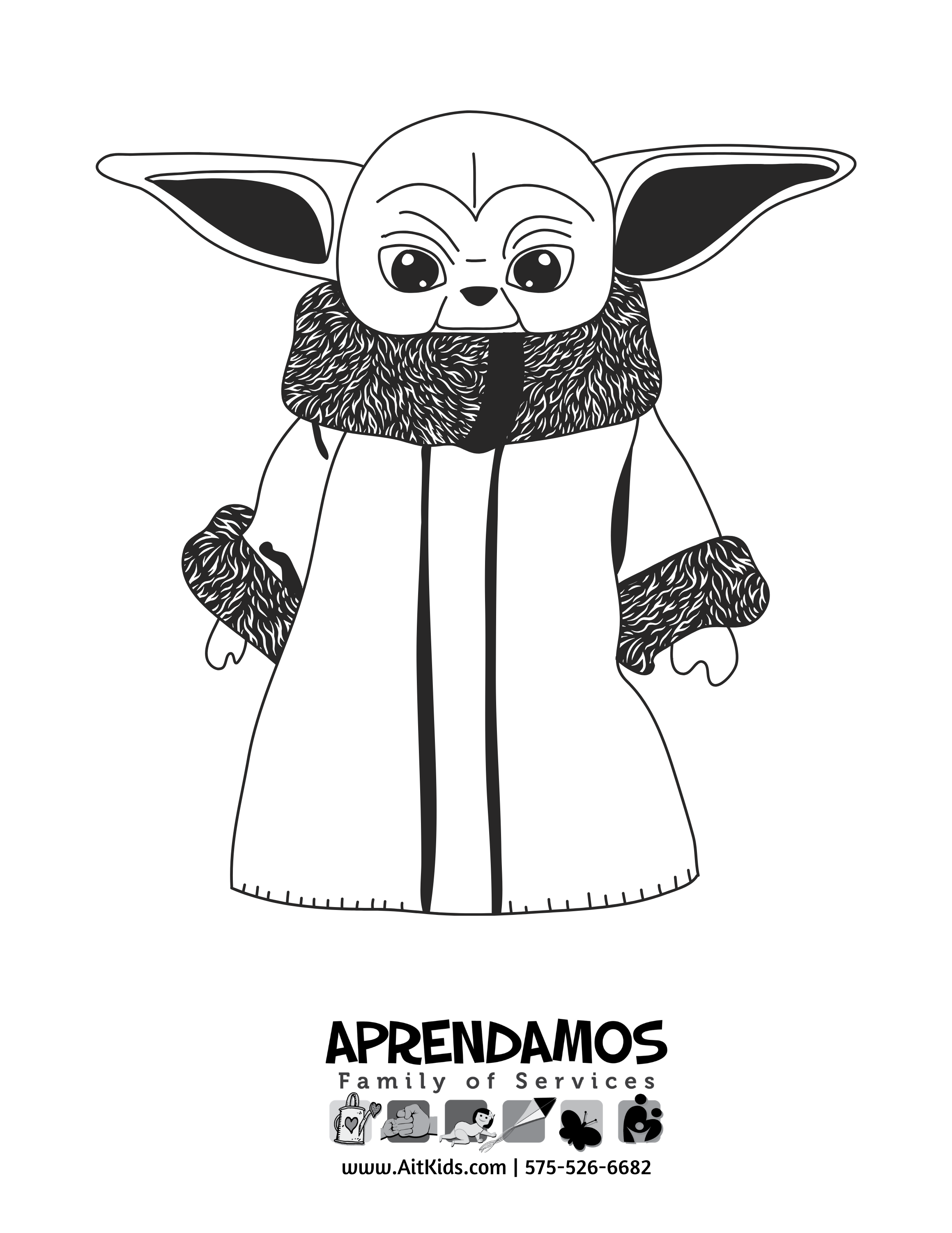 100+ Baby Yoda Coloring Pages 104