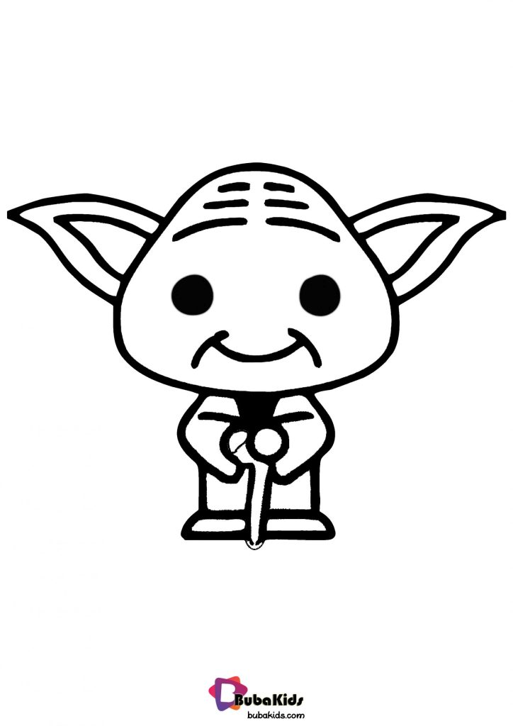 100+ Baby Yoda Coloring Pages 109