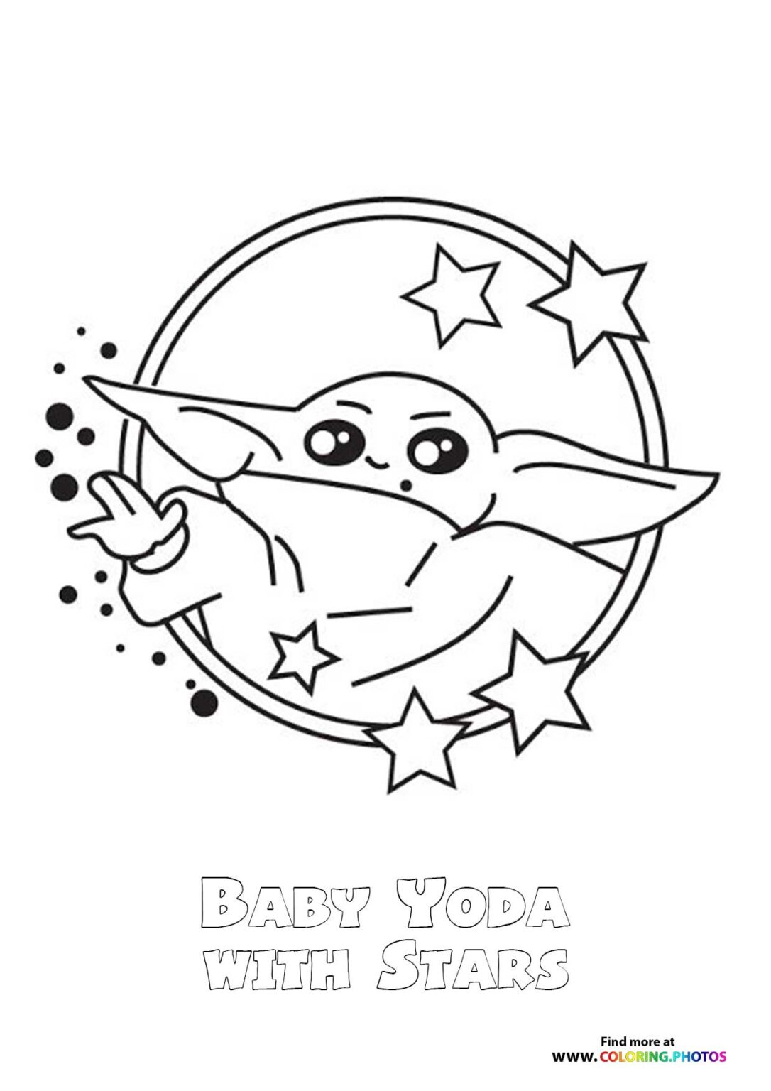 100+ Baby Yoda Coloring Pages 117