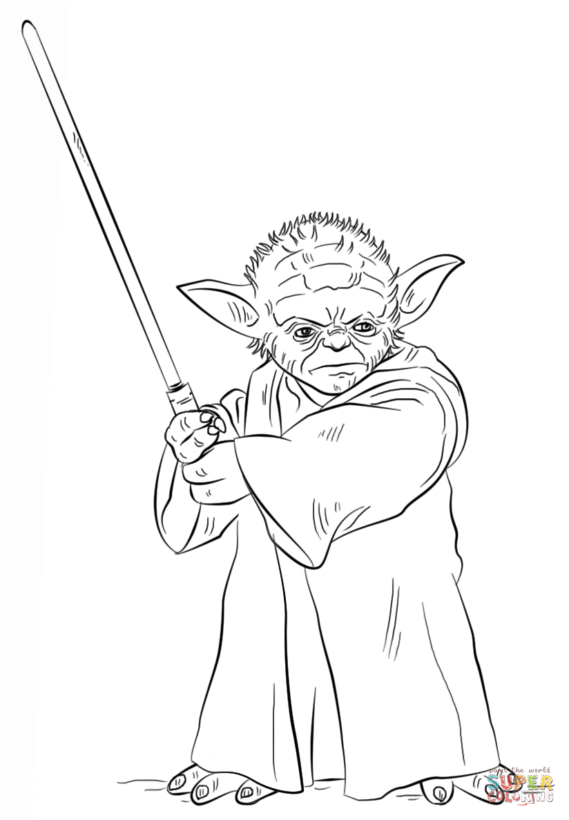 100+ Baby Yoda Coloring Pages 120