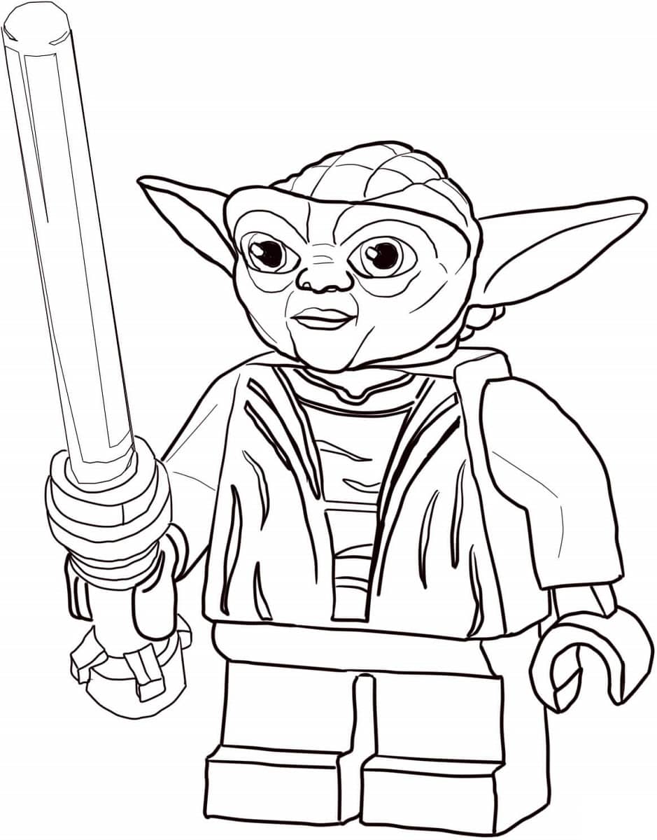 100+ Baby Yoda Coloring Pages 73