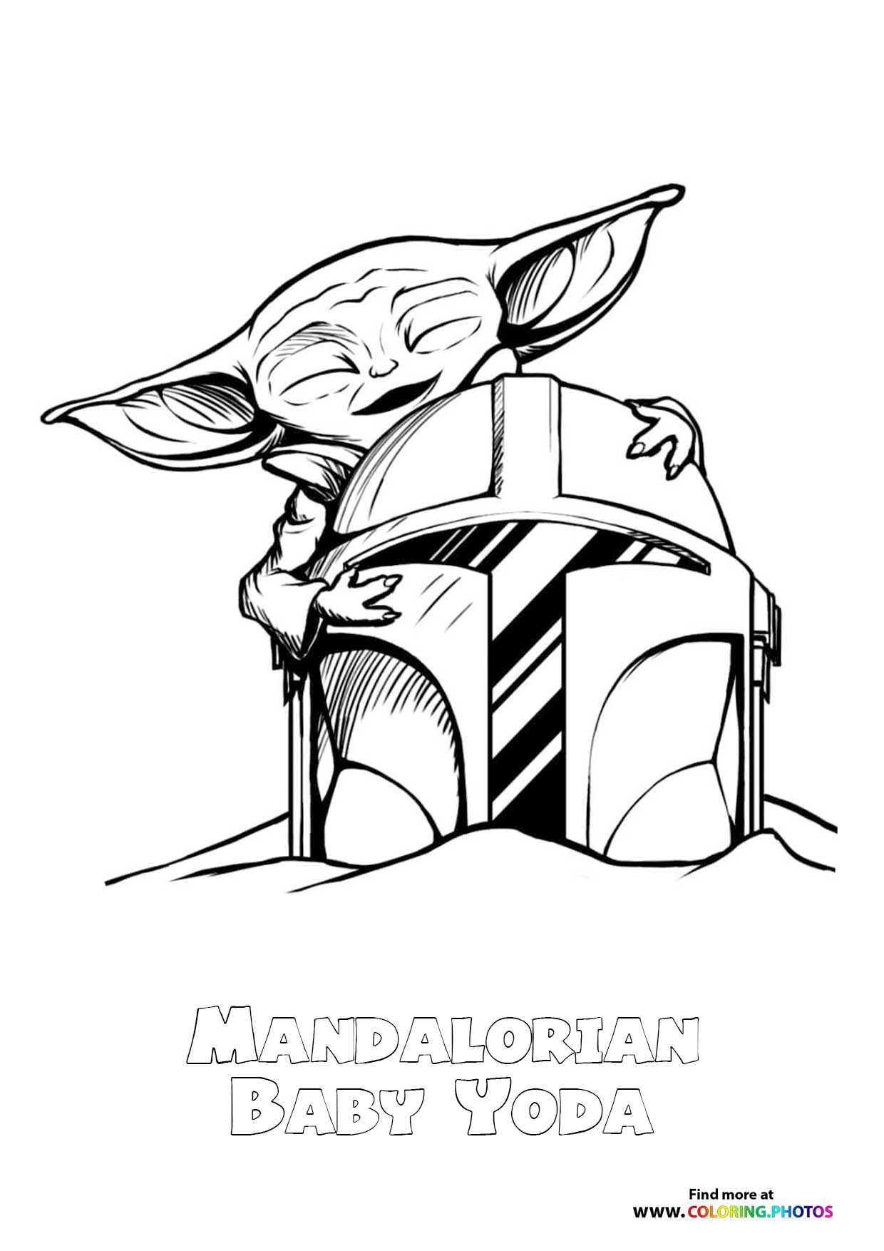 100+ Baby Yoda Coloring Pages 79