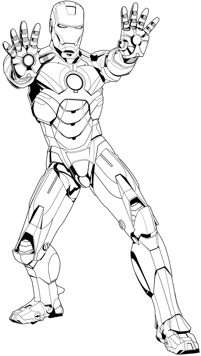 100+ Iron Man Coloring Pages: Suit Up 10