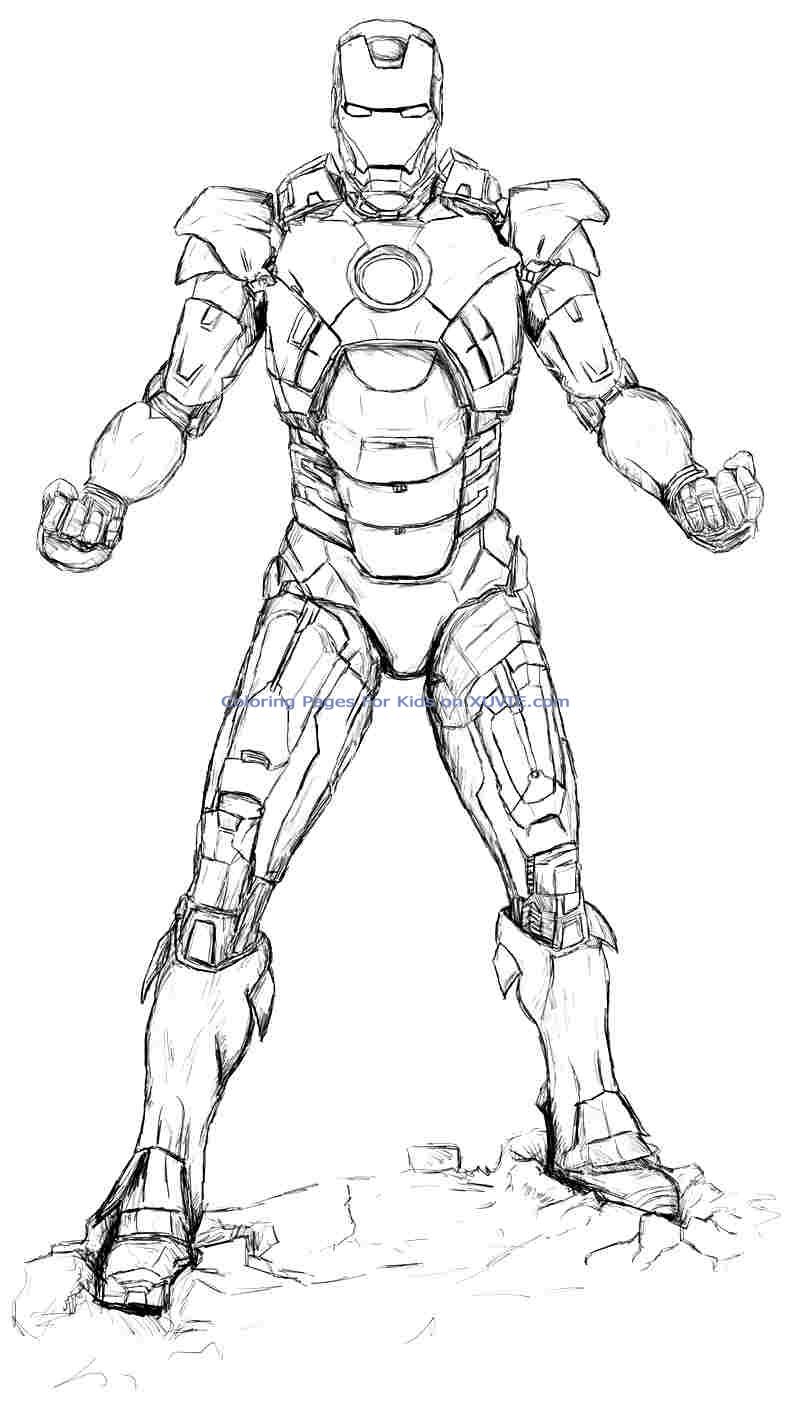 100+ Iron Man Coloring Pages: Suit Up 100