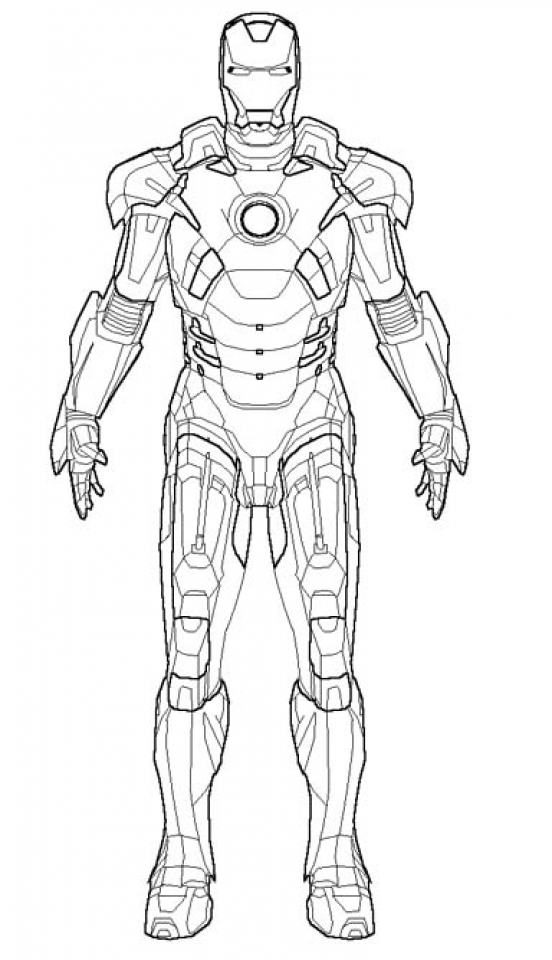 100+ Iron Man Coloring Pages: Suit Up 20