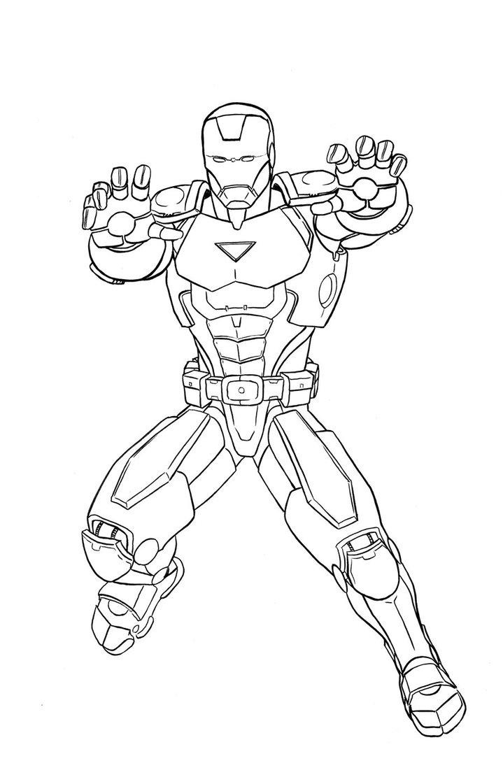 100+ Iron Man Coloring Pages: Suit Up 25