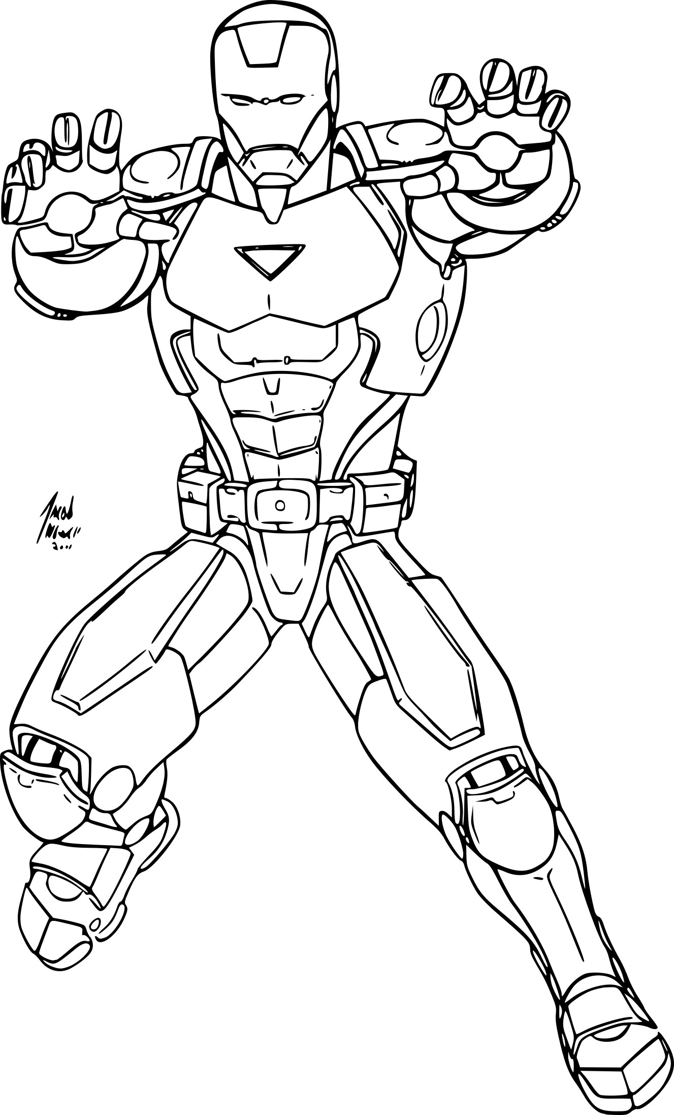 100+ Iron Man Coloring Pages: Suit Up 26