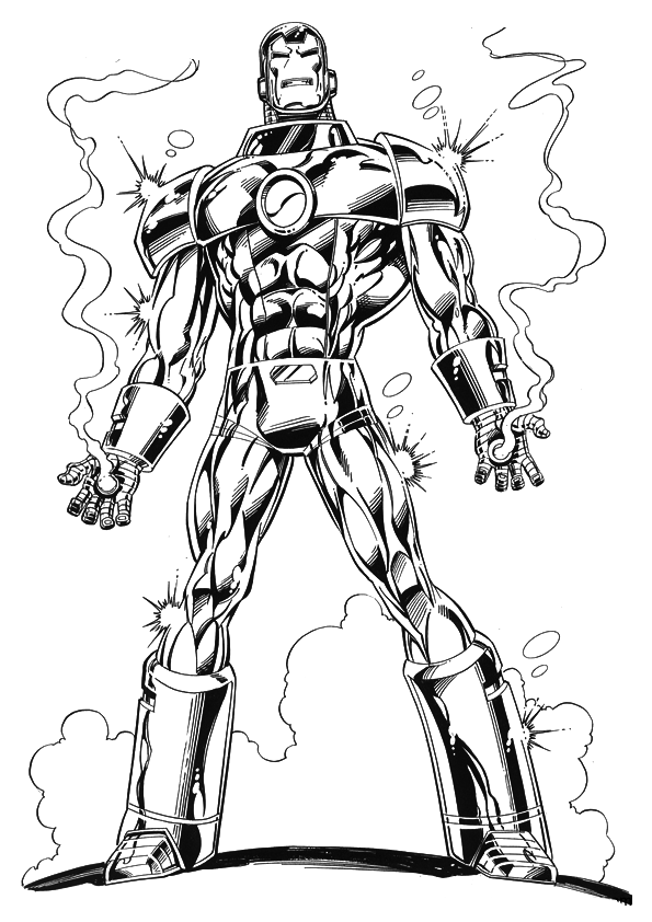 100+ Iron Man Coloring Pages: Suit Up 38