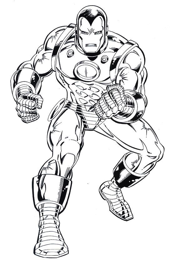 100+ Iron Man Coloring Pages: Suit Up 4