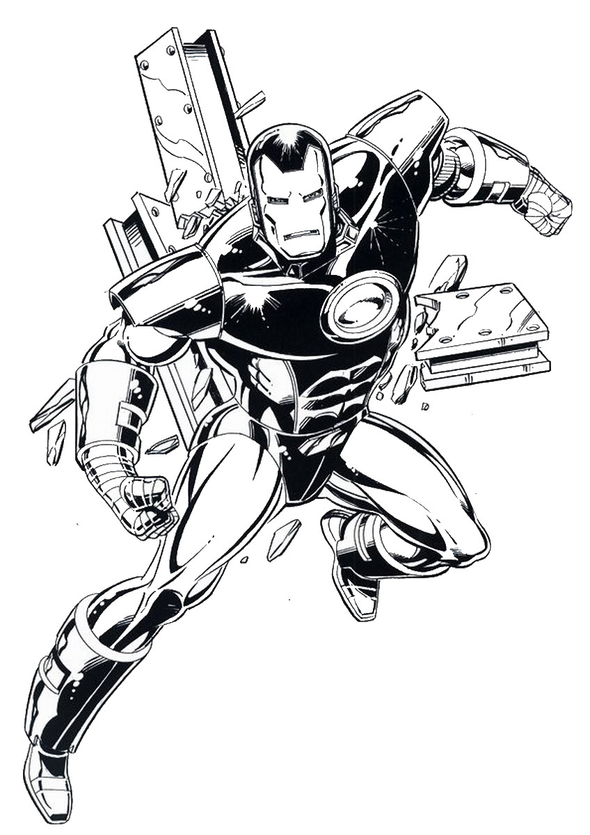 100+ Iron Man Coloring Pages: Suit Up 41