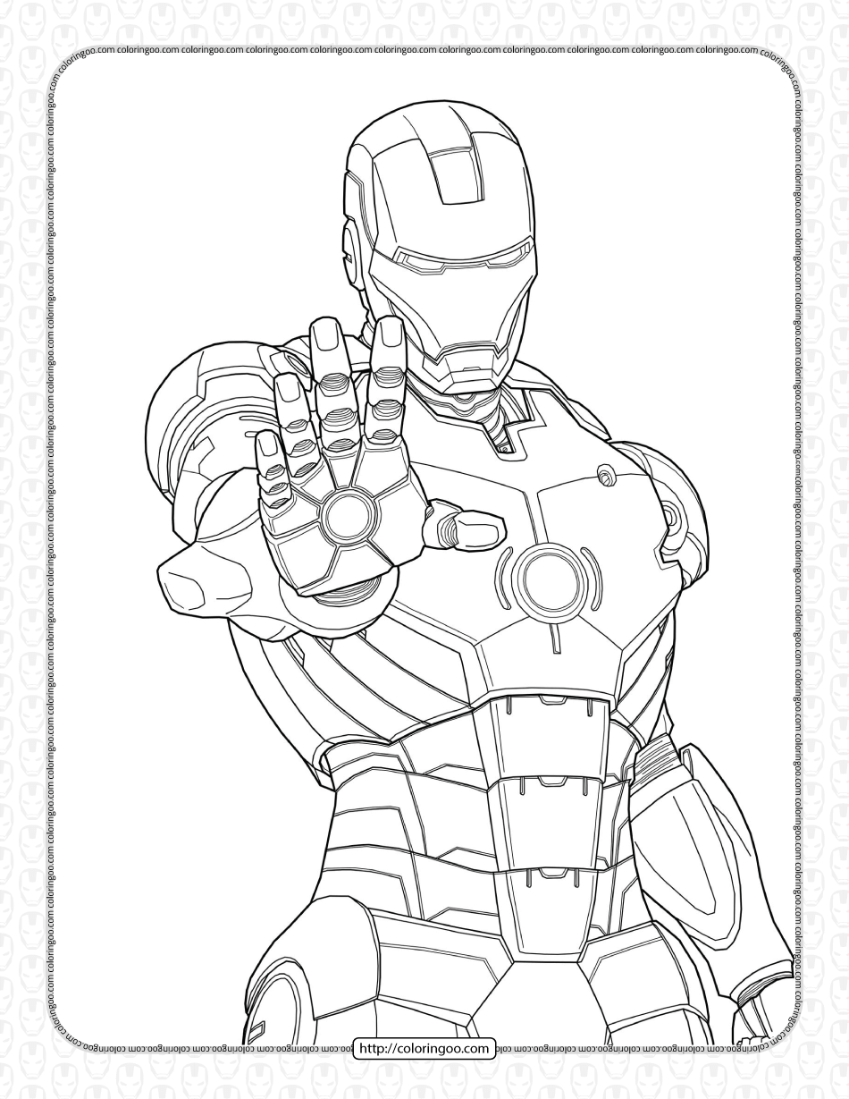 100+ Iron Man Coloring Pages: Suit Up 5