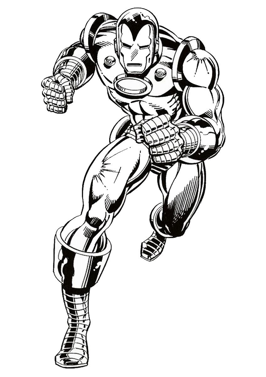 100+ Iron Man Coloring Pages: Suit Up 54