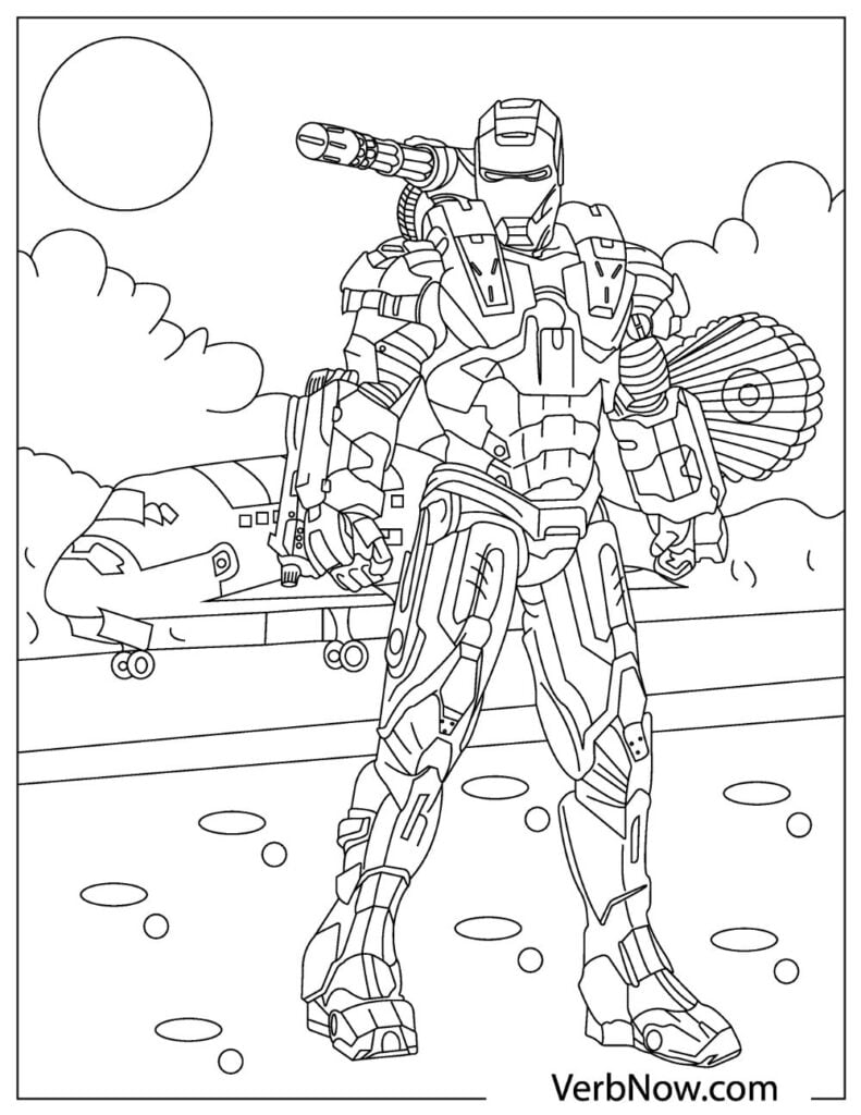 100+ Iron Man Coloring Pages: Suit Up 57