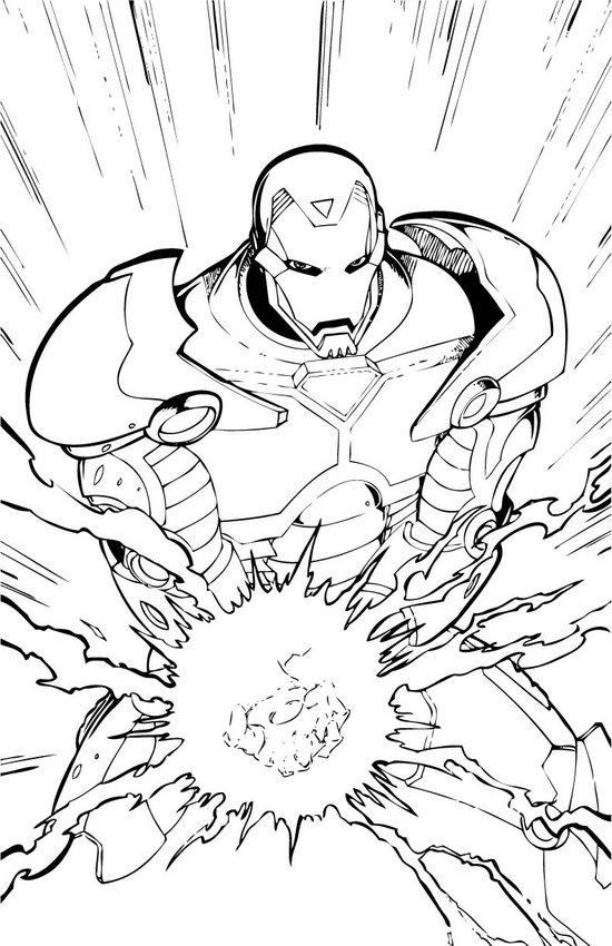 100+ Iron Man Coloring Pages: Suit Up 67