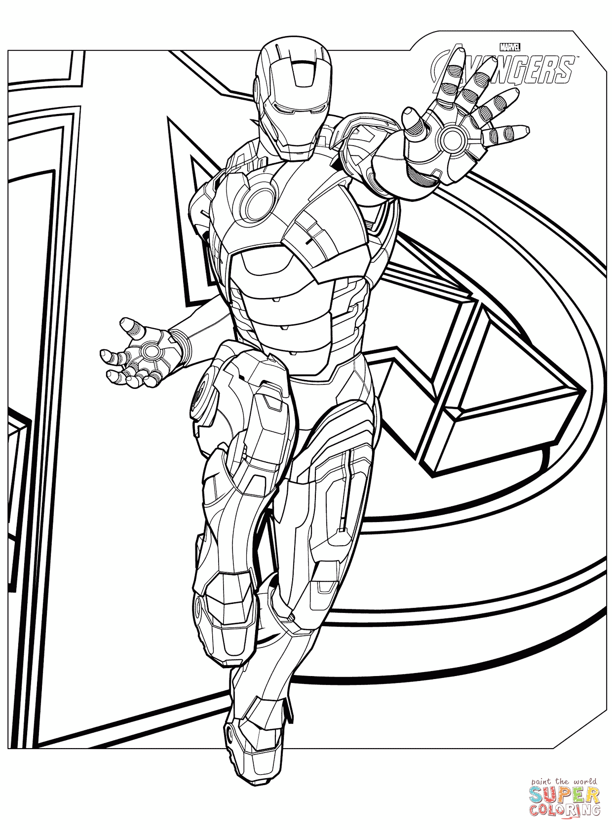 100+ Iron Man Coloring Pages: Suit Up 73