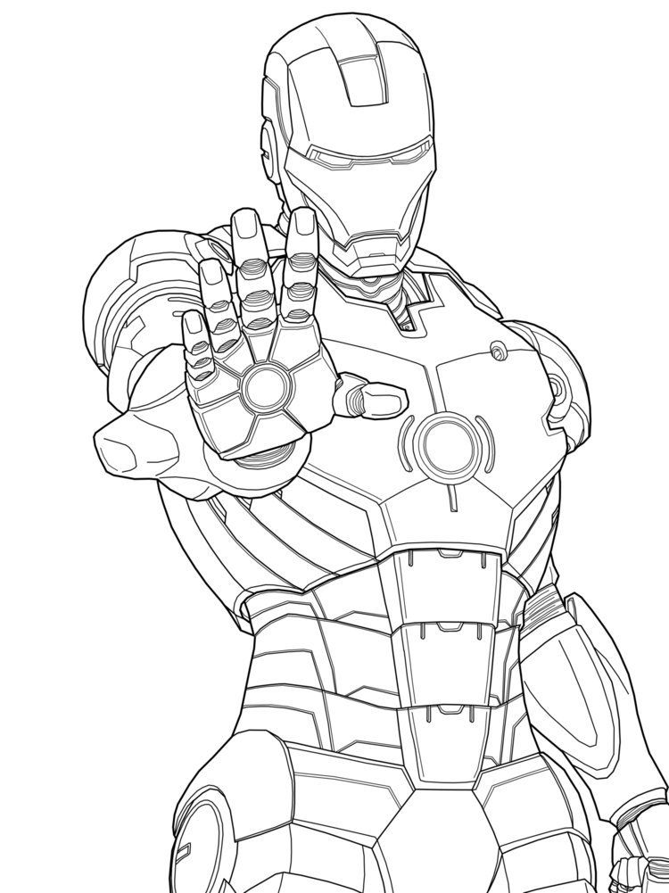 100+ Iron Man Coloring Pages: Suit Up 90